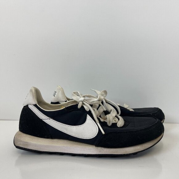 Nike Waffle Trainer 2 Running Shoes Black White Kids Size 6.5Y - Picture 3 of 6